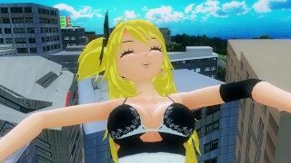 MMD Giantess – Big, Bigger, Bubblegum