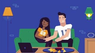 Touchdown There with Dick & Jane