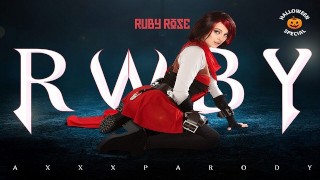 Busty Redhead Maddy May As RWBY RUBY Gets Your Dick VR Porn