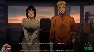 Jogo Adulto de Naruto Shinobi – Naruto e Hinata fudendo na sala do Hokage