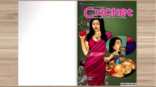 Savita Bhabhi Episode two The Cricket How to take two wickets in one ball with voice over in English