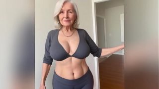 Sporty Granny and GILF in Yoga Pants 3D AI Porn Art Compilation Part 1