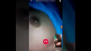 Una vídeo llamada con fan