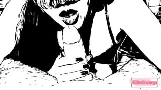 Cartoon – Após ser contratada como secretária, o diretor já quis me contratar como sua putinha particular, ganhei um troco a mais para bater uma punhetinha e fazer um boquete