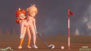 Princess Peach, Rosalina & Daisy hentai 3d compilation #3