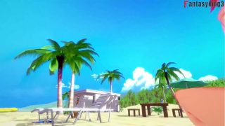 Yae Miko Bikini sex on the beach 2 Genshin Impact | Full And Just POV on Sheer or PTRN: Fantasyking3