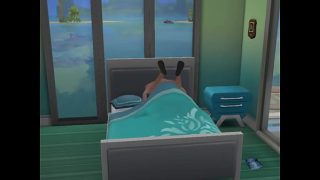 A very old milf fucking a redhead guy