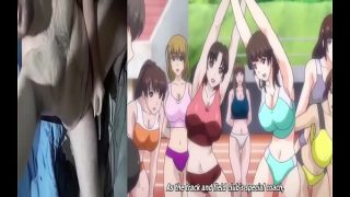 Hentai threesome with a blonde and brunette chicks with big boobs